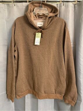 Goodfellow & Co Men’s Brown Hooded Crewneck Sweater